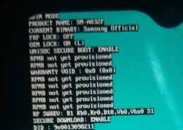 Samsung A032F RPMB not yet provisioned ?